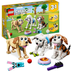 Adorables chiens lego 31137