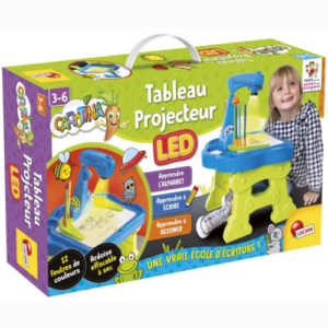 Table – projecteur – tableau effaçable – Feutre effaçable – Fiches – Effaceur – Feutres de couleur – Instructions