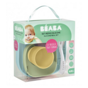 Coffret repas silicone 4 pcs Beaba