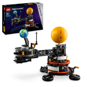 La planète Terre et la Lune en orbite lego 42179