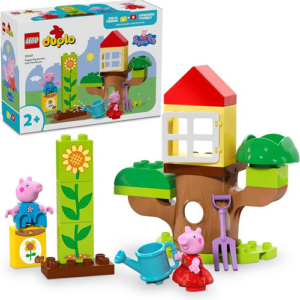 Le jardin et la cabane dans l’arbre de Peppa Pig lego 10431