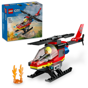 L’hélicoptère de secours des pompiers lego 60411