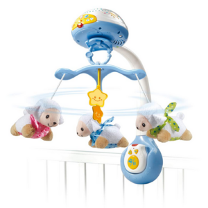 Lumi mobile Compte moutons bleu vtech