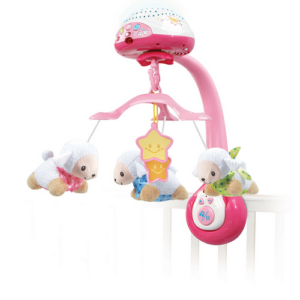 Lumi mobile Compte moutons rose vtech