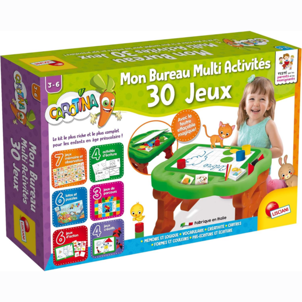 Mon Bureaux Multi Activites 30 Jeux Carotina