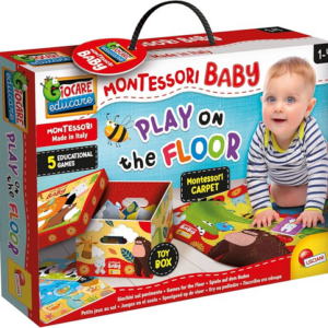 Montessori baby play on the floor