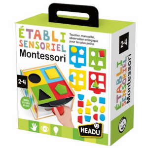 Etabli sensoriel Montessori