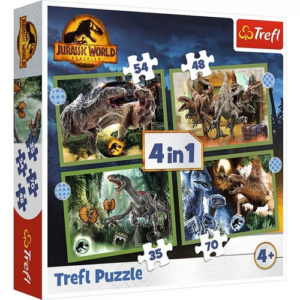 Puzzle 4 en 1 Jurassic World