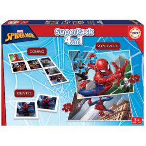 Superpack 4en1 Spiderman EDUCA