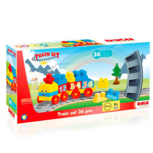 Train Set 36 Pcs Blocks Dolu