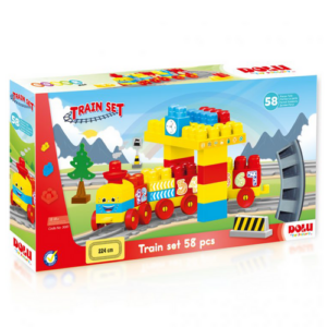 Train Set 58 Pcs Blocks Dolu